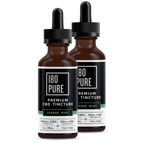 1500mg CBD Mint Tincture (2-Pack)